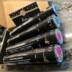 Gender Reveal Confetti & Powder Cannons - Blue and Pink